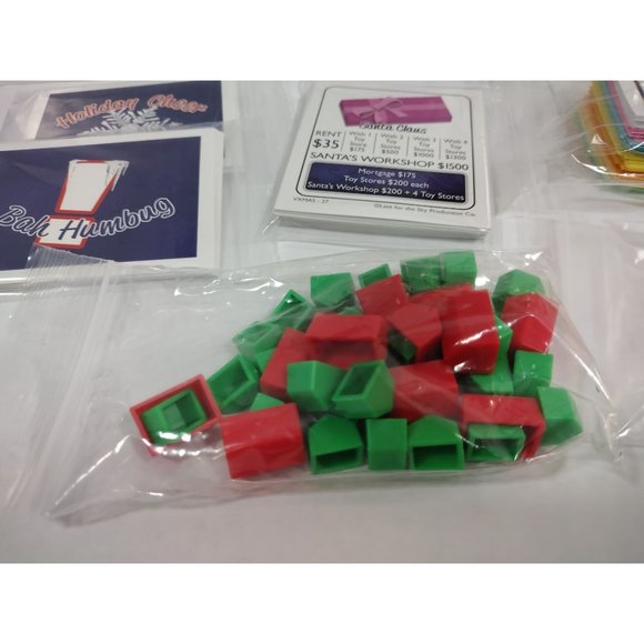 Christmas Opoly Board Game by Late for the Sky Complete Monopoly Santa Complete - Picture 7 of 10